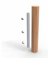 pole riser guard , u guard 