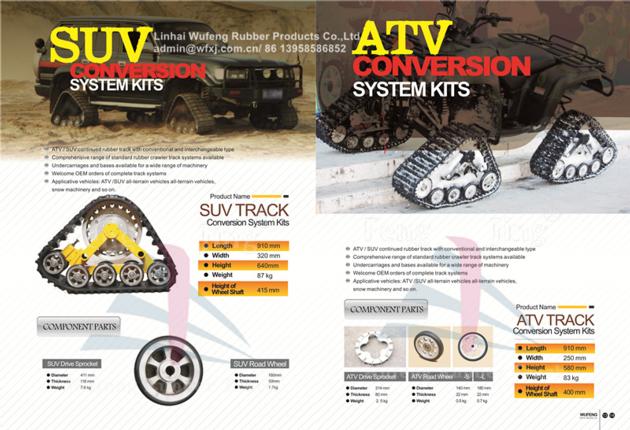 rubber track conversion system kits