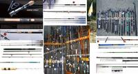 fishing rods, carp rods, spinning rods, boat rods, telescopic rods, bass rods, fly rods, pole rods,