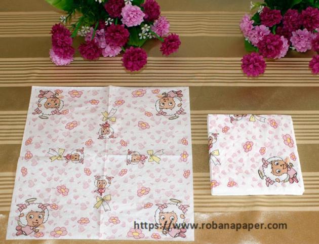 33x33cm Virgin Wood Pulp Customized Colorful