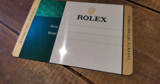 Buy verkaufe Custom Rolex Warranty Card Garantiekarte Certificate Blank 