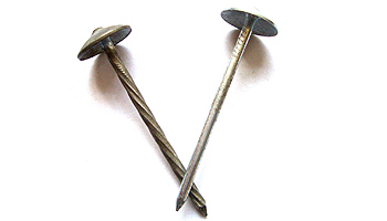Roofing Nails with umbrella head