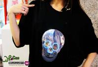 LED Skull Flashing T-Shirt