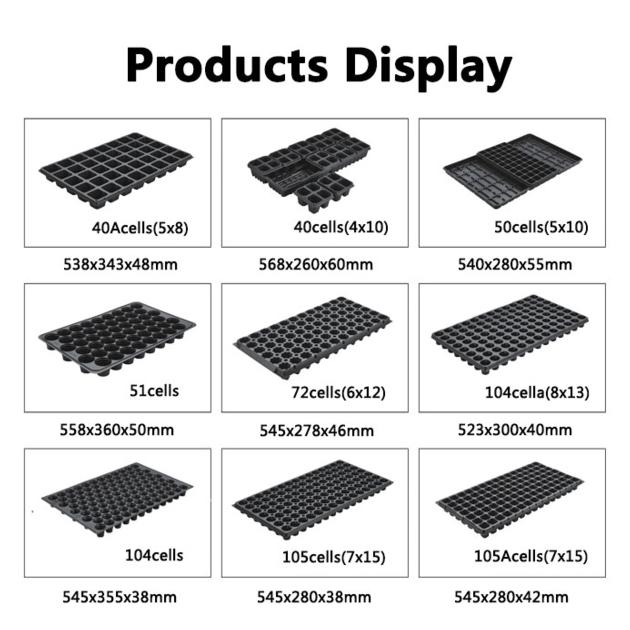 Cheap 40 50 51 72 104 105cell propagation trays wholesale
