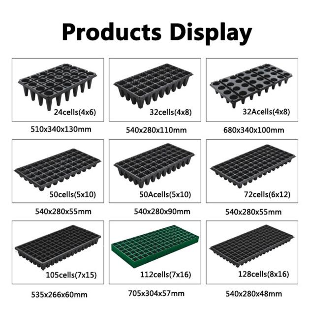  cheap 24 32 50 72 105 112 128cell trays wholesale supplier