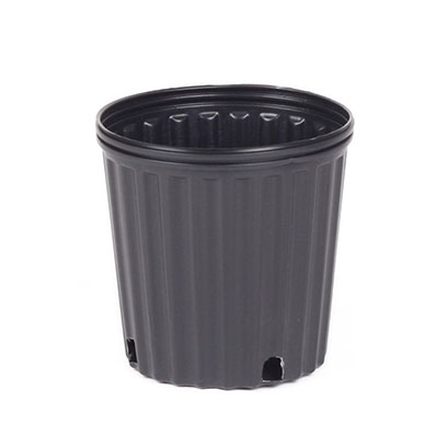plastic round black 1 gallon nursery pots wholesale
