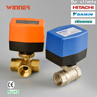 3-way motorized valve for hvac system