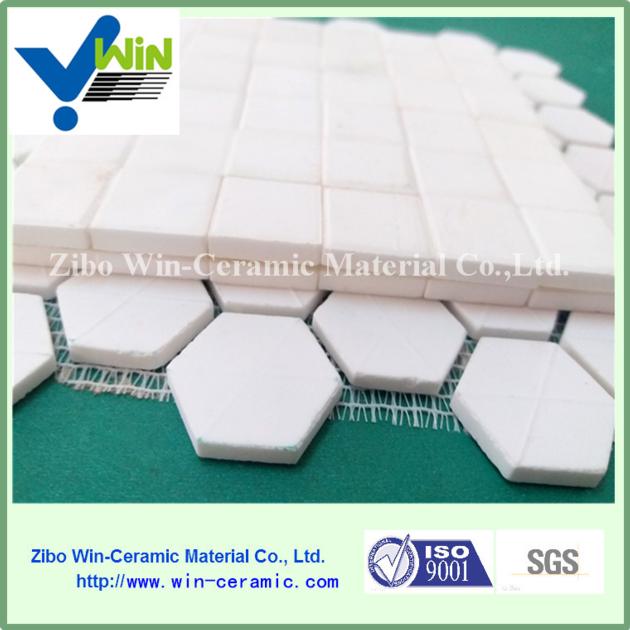 High Precision White Alumina Mosaic Tile