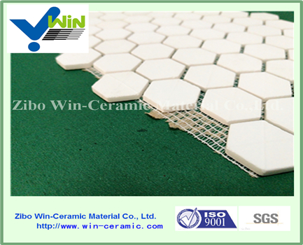 High Precision White Alumina Mosaic Tile