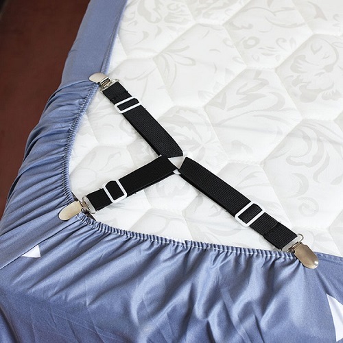 4Pcs/Set Bed Sheet Clip Bed sheet Belt