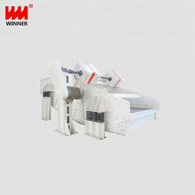 Banana linear vibrating screen shifter for raw coal 