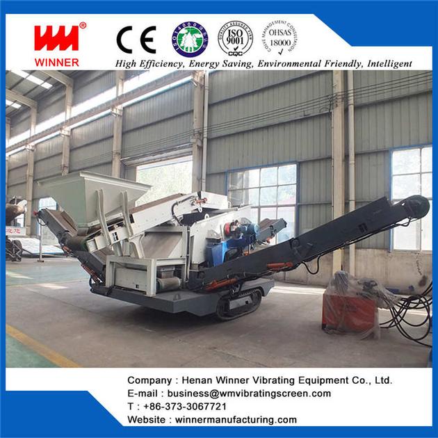 Winner crawler mobile crusher plant for sale