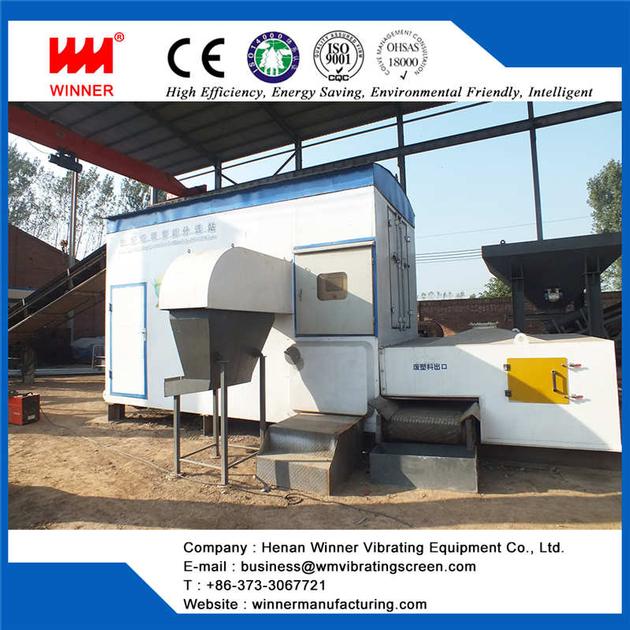 Municipal waste recycling production line