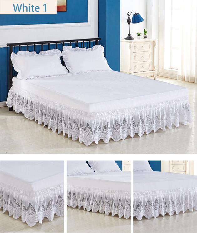 Lace Elastic Bed Skirt