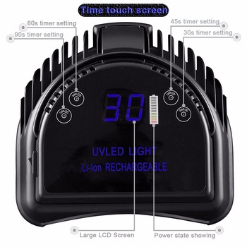 64w Cordless UV Led Nail Lamp