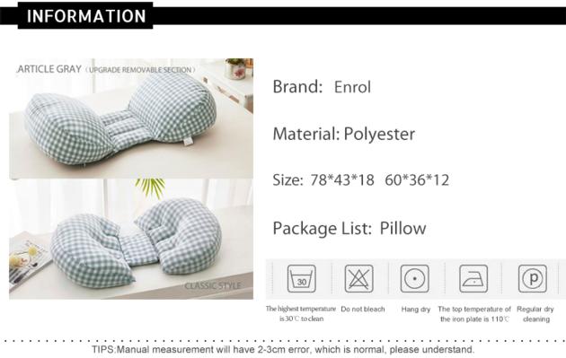 Sleeping Support Pillow For Pregnant Women Body Cotton Pillowcase Bone Shape Maternity Pillows Pregn