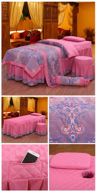 4pcs High Quality Beauty Salon Bedding