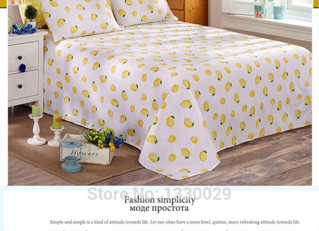 Cotton Fabric Bed Sheet