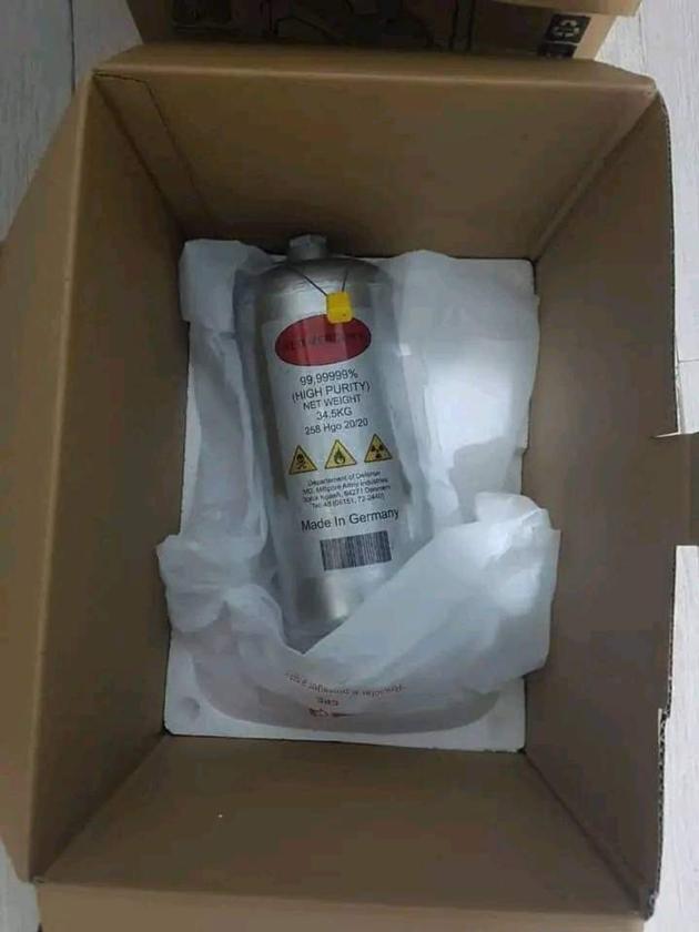 100% PURE RED LIQUID MERCURY, Cherry Red Mercury 