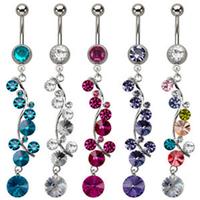Wholesale dangle navel rings