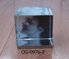 crystal cube photo frame