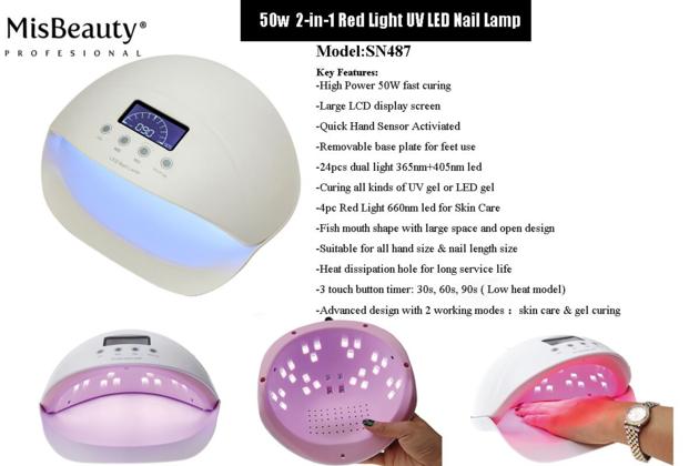 50w UV LED Nail Lamp With