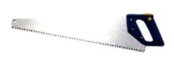 HAND SAW W/PLASTIC HANDLE, SHARPENED TEETH