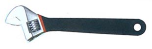 ADJUSTABLE WRENCH W/DIPPING HANDLE, CHROMED