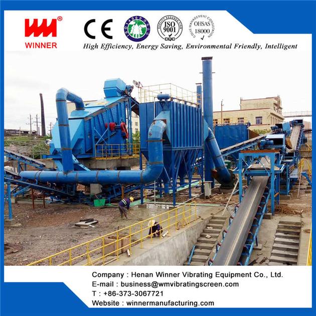 Construction waste management for stone production line