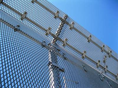 Expanded Metal Security Fencing