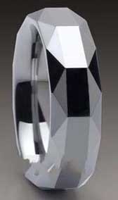 faceted tungsten ring