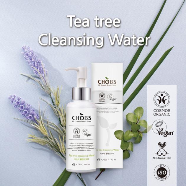 (CHOBS) Organic Tea Tree Cleansing Water 140ml