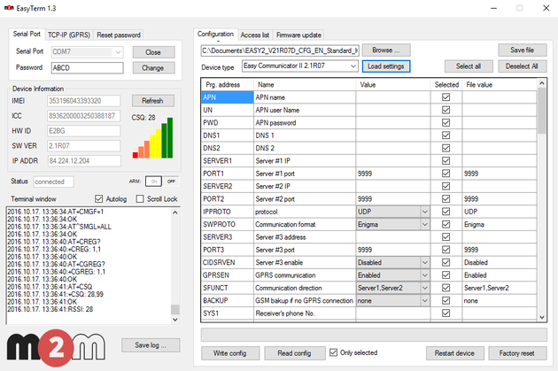 M2M Easy 2 Security IO A
