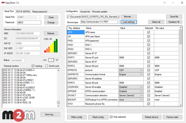 M2M Easy 2 Security Communicator A