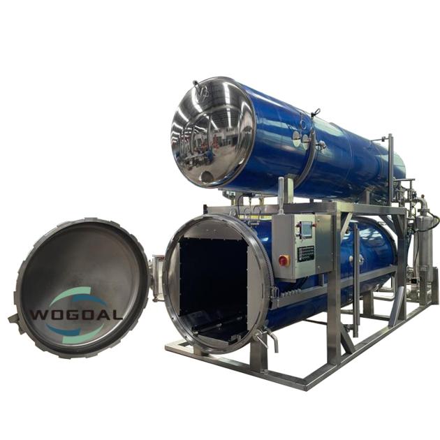 Best Selling Water Immersion Retort Autoclaves For Vacuum Packed Sweet Corn Sterilization