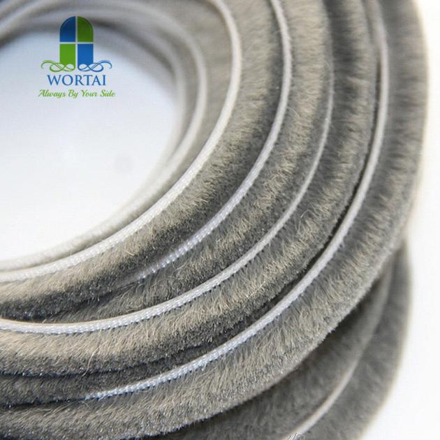 Wool pile weather strip mohair weather strip felt seal strip for pet door