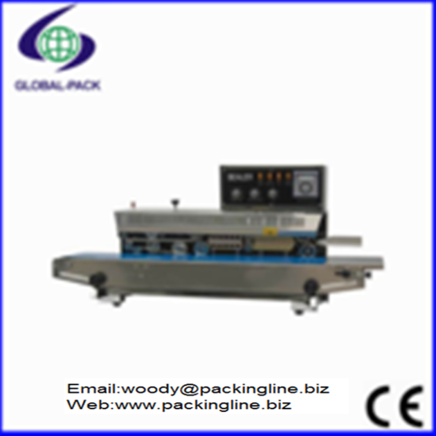 FRM-980AI Semi automatic sealer small bag sealing machine with R T type ink printing wheel