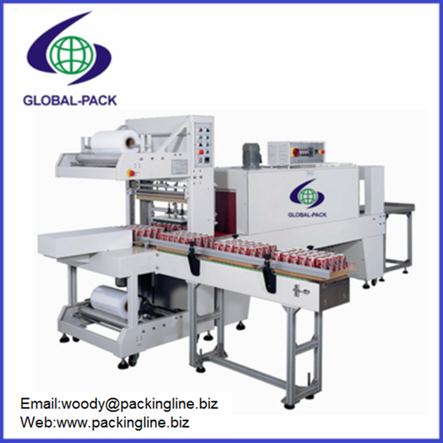 Automatic sleeve sealing and shrink machine 