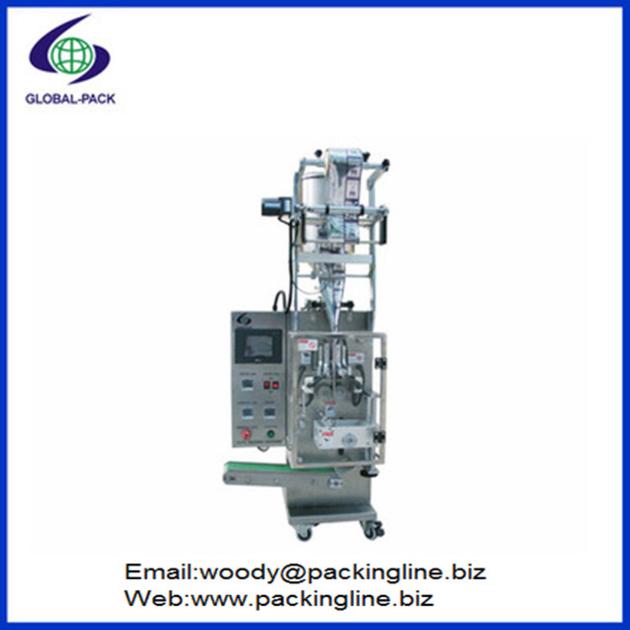 Vertical liquid filling forming sealing and packing machine