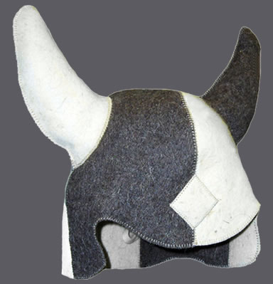 Wool felt sauna hat