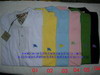 Burberry Solid Polo Shirts