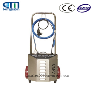 Trolley and Heat Exchanger tube cleaner CM-V for chillers of factory/household air conditioning syst