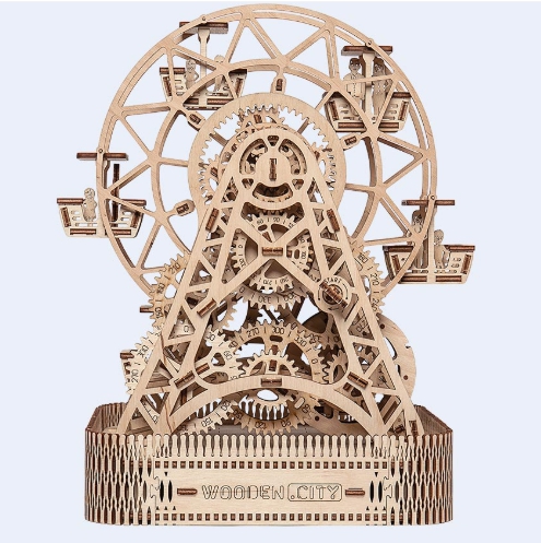 Ferris Wheel 3D wooden model