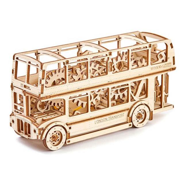 London Bus 3D wooden model