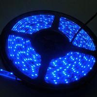 Blue flexible LED strip light, 3m tape on back, CE/ROHS approved