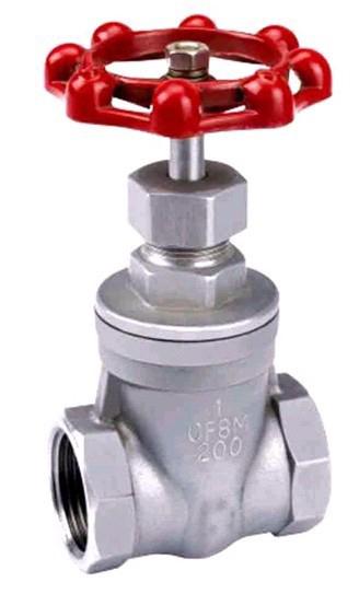 stainless steel female threaded 200 PSI gate valve 3 inch