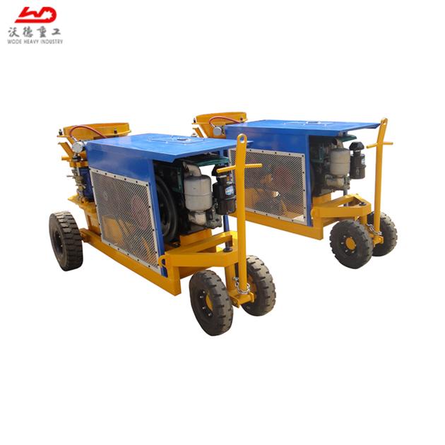 WZ-9 big project tunnel building dry mix concrete shotcrete spraying machine