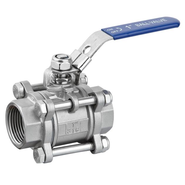 3PCS Stainless Steel Ball Valve