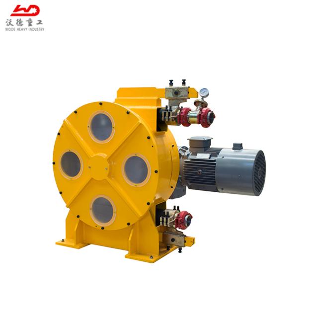 Large output industrial hose pump for concrete peristaltic hose pump price