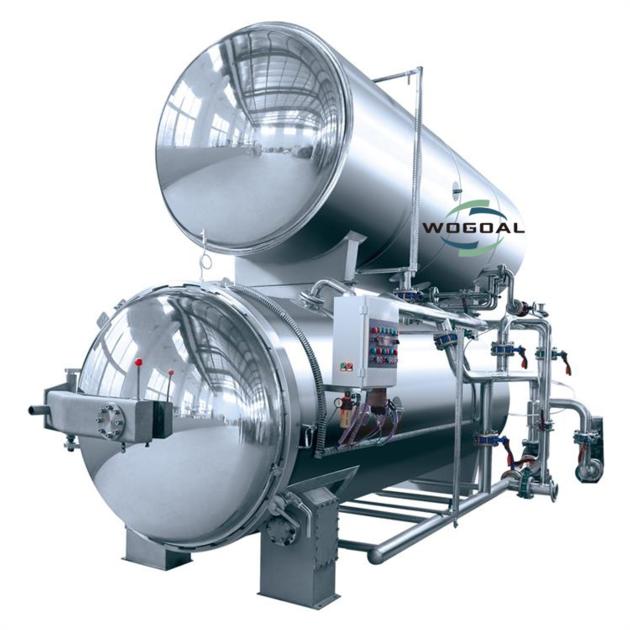 Industrial canning retort tin can sterilizer machine autoclave sterilizer for glass jar bottle drink